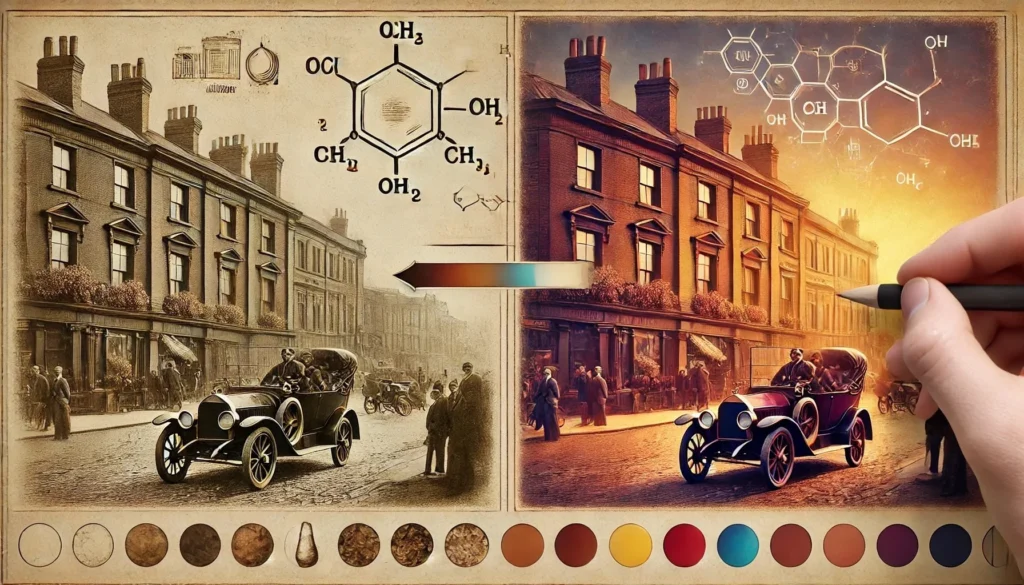 Understanding the Brown Pigment in Vintage Photos