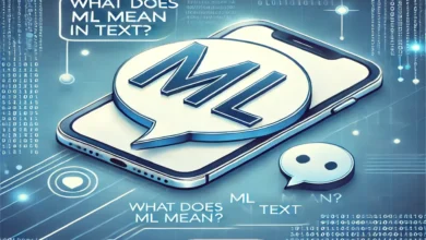 What Does "ML" Mean in Text?