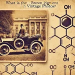 What is the Brown Pigment in Vintage Photos?